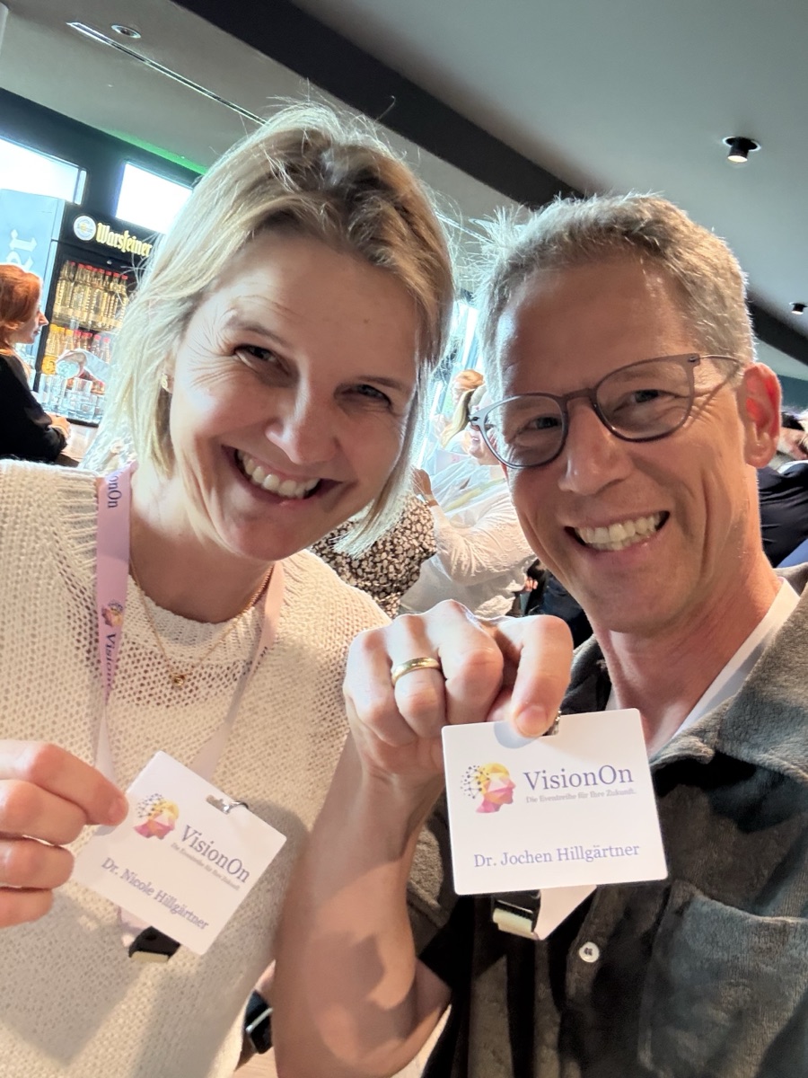 Dr. Nicole und Dr. Jochen Hillgärtner bei VisionOn in Münster